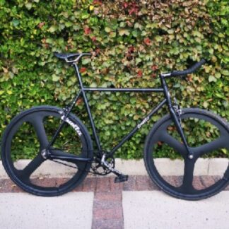 QUELLA STEALTH – BLACK MK3 Fixie Fixed Wheel Single Speed 58cm Great Summer Bike